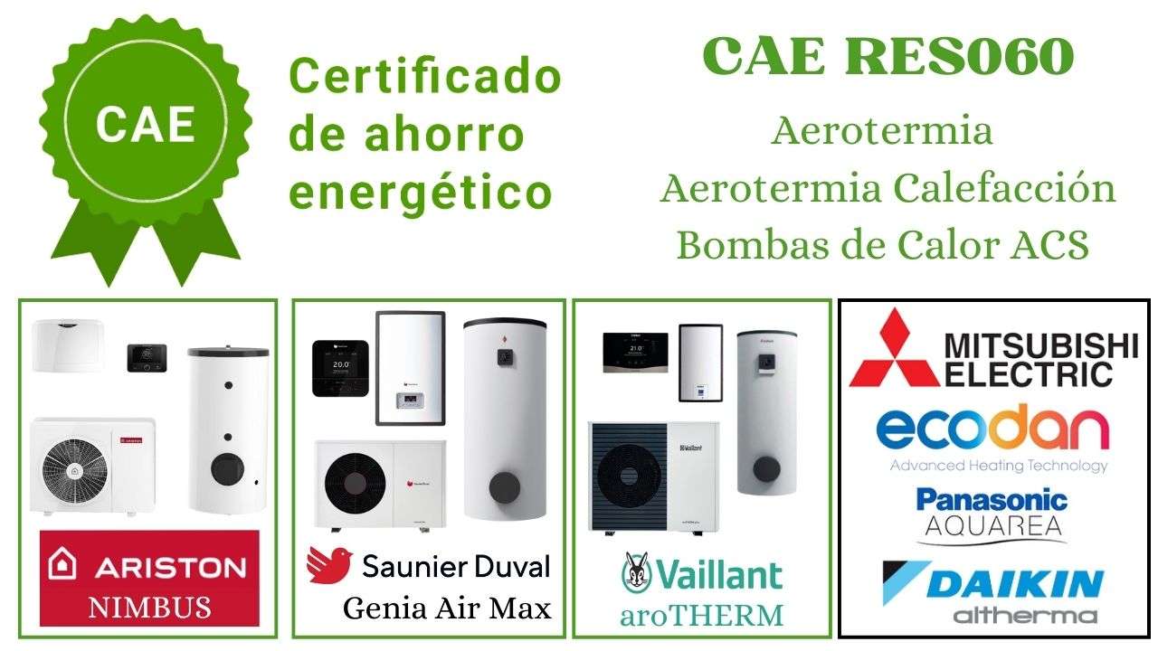 Certificado de ahorro energético CAES-RES060